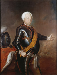 Frederick's father - King Frederick William I