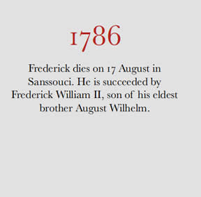 1786 Frederick dies